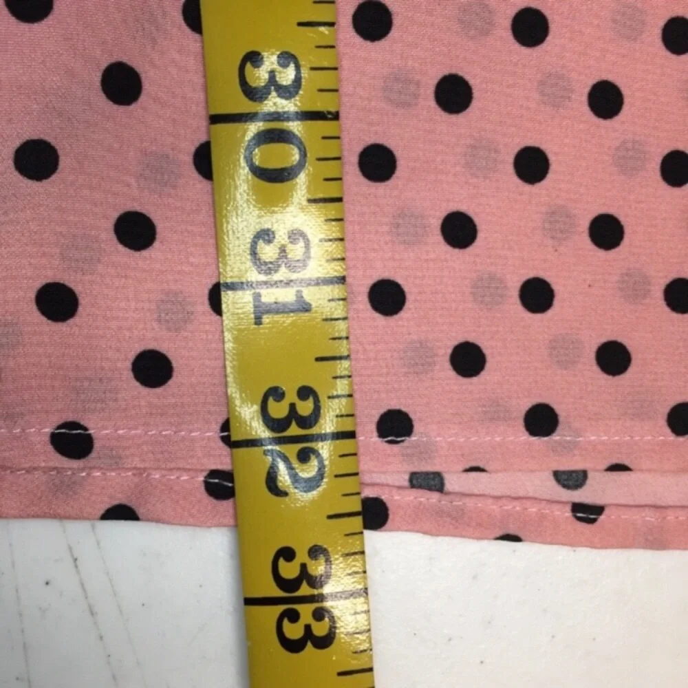 Pink black polka dot dress by No Boundaries - Picture 5 of 5